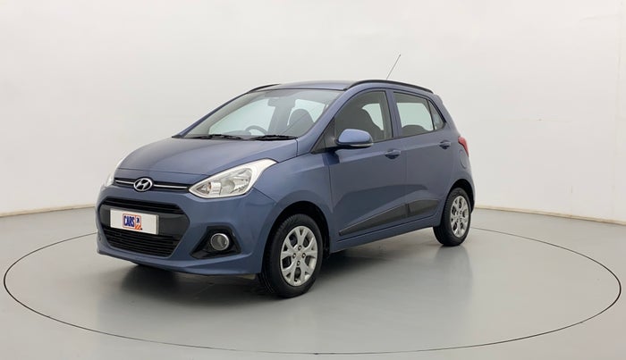 2015 Hyundai Grand i10 SPORTZ 1.2 KAPPA VTVT, Petrol, Manual, 78,389 km, Left Front Diagonal