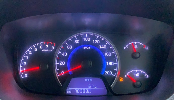 2015 Hyundai Grand i10 SPORTZ 1.2 KAPPA VTVT, Petrol, Manual, 78,389 km, Odometer Image