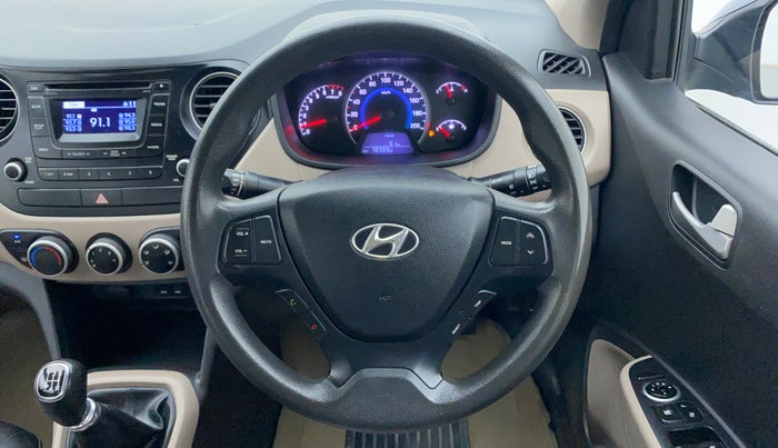 2015 Hyundai Grand i10 SPORTZ 1.2 KAPPA VTVT, Petrol, Manual, 78,389 km, Steering Wheel Close Up