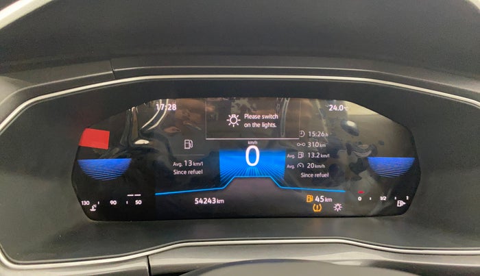 2022 Volkswagen TAIGUN TOPLINE 1.0 TSI MT, Petrol, Manual, 54,233 km, Odometer Image