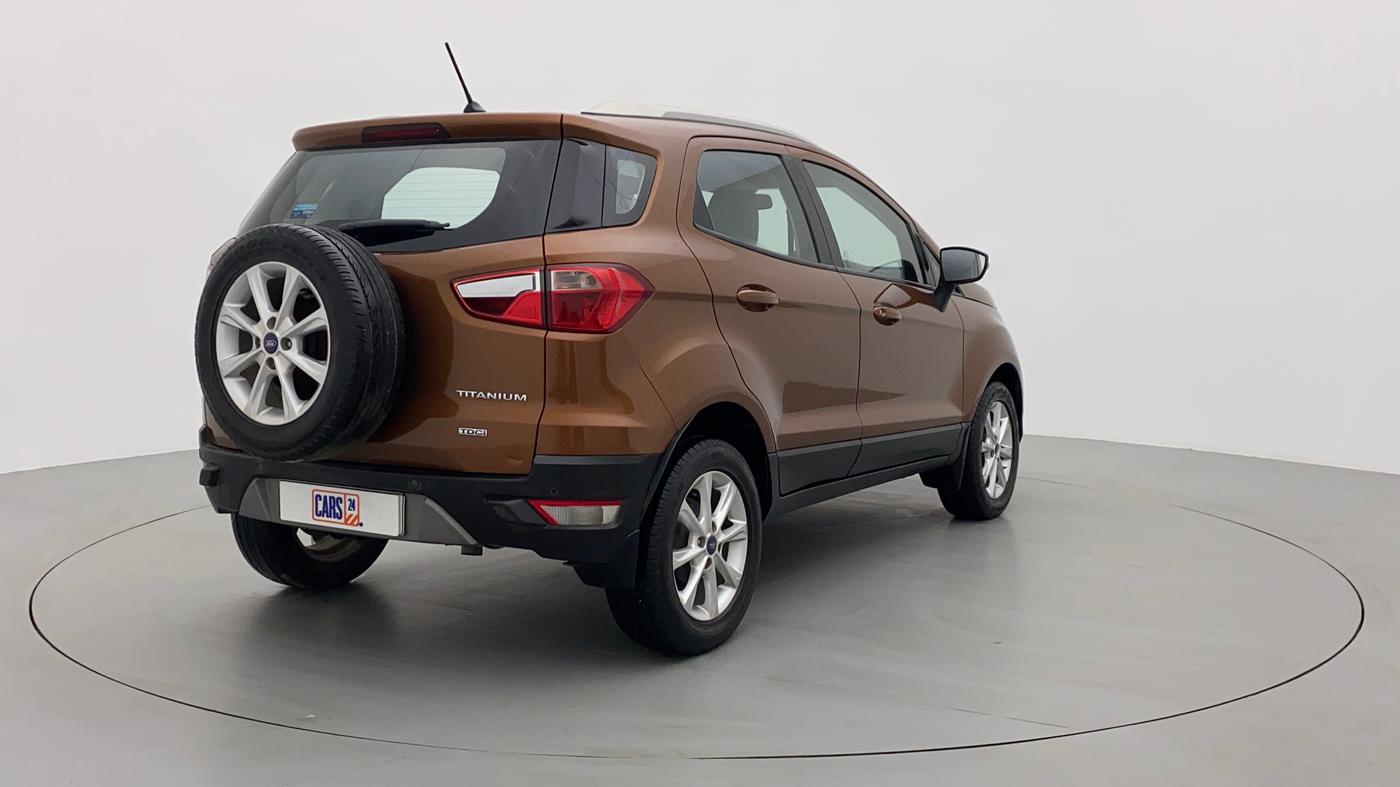 2018 Ford Ecosport 1.5TITANIUM TDCI, Diesel, Manual, 86,992 km, Right Back Diagonal