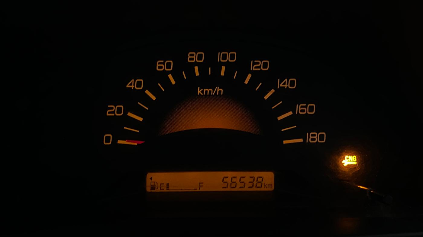 2016 Maruti Wagon R 1.0 LXI CNG, CNG, Manual, 56,582 km, Odometer Image