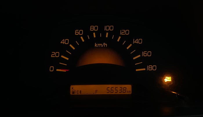 2016 Maruti Wagon R 1.0 LXI CNG, CNG, Manual, 56,582 km, Odometer Image
