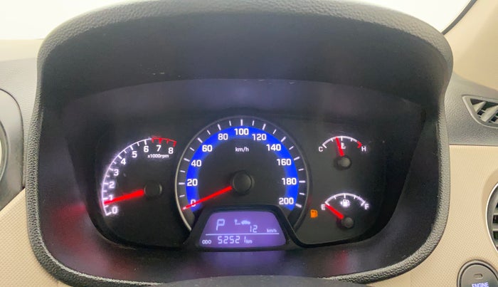 2014 Hyundai Xcent SX AT 1.2 (O), Petrol, Automatic, 52,499 km, Odometer Image
