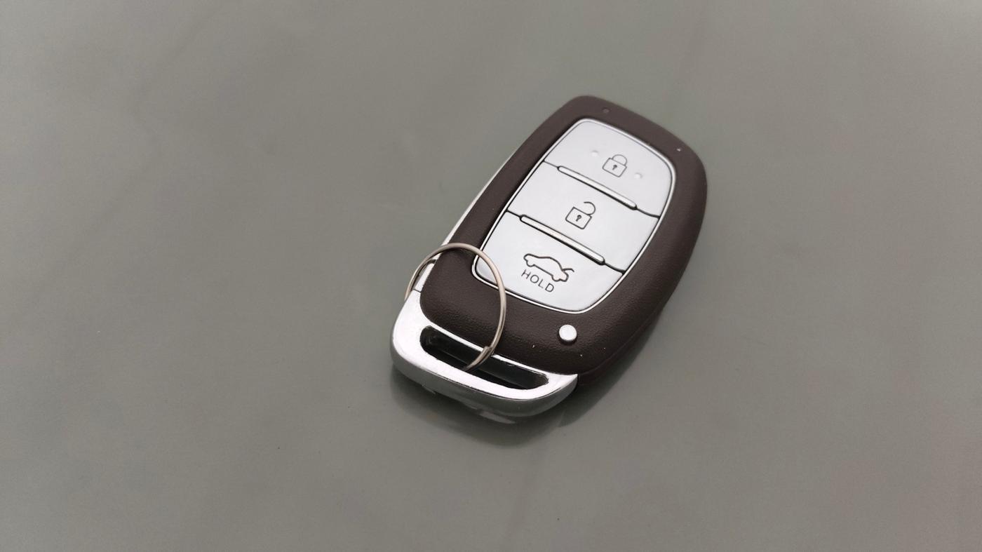 2023 Hyundai EXTER SX(O) CONNECT 1.2 AMT DUAL TONE, Petrol, Automatic, 20,275 km, Key Close Up