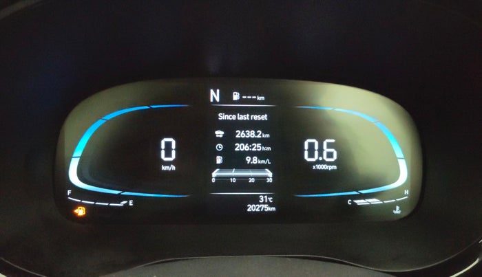 2023 Hyundai EXTER SX(O) CONNECT 1.2 AMT DUAL TONE, Petrol, Automatic, 20,275 km, Odometer Image