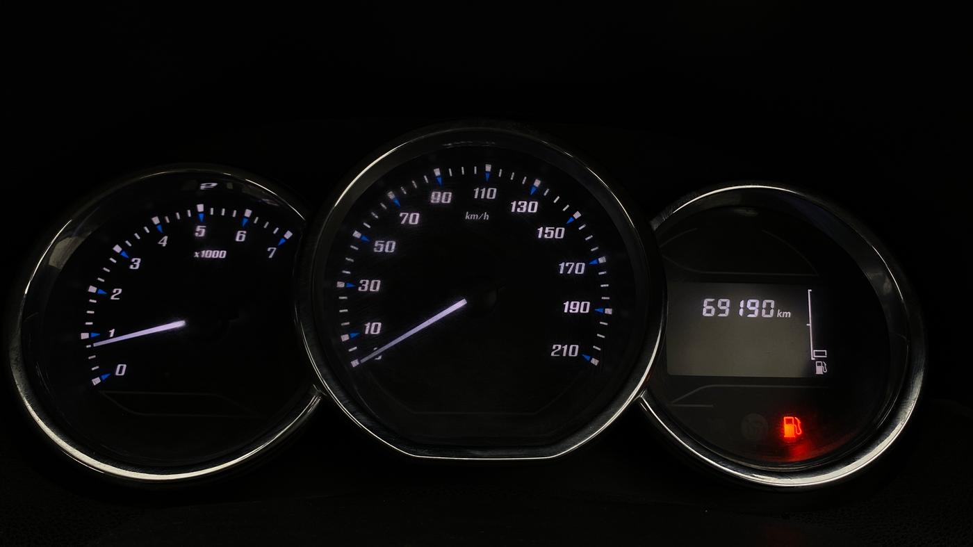 2021 Renault Duster RXZ 1.3 TURBO PETROL MT, Petrol, Manual, 69,187 km, Odometer Image