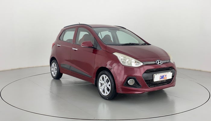 2014 Hyundai Grand i10 SPORTZ 1.2 KAPPA VTVT, Petrol, Manual, 37,393 km, Right Front Diagonal