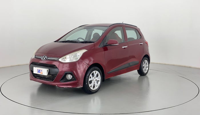 2014 Hyundai Grand i10 SPORTZ 1.2 KAPPA VTVT, Petrol, Manual, 37,393 km, Left Front Diagonal