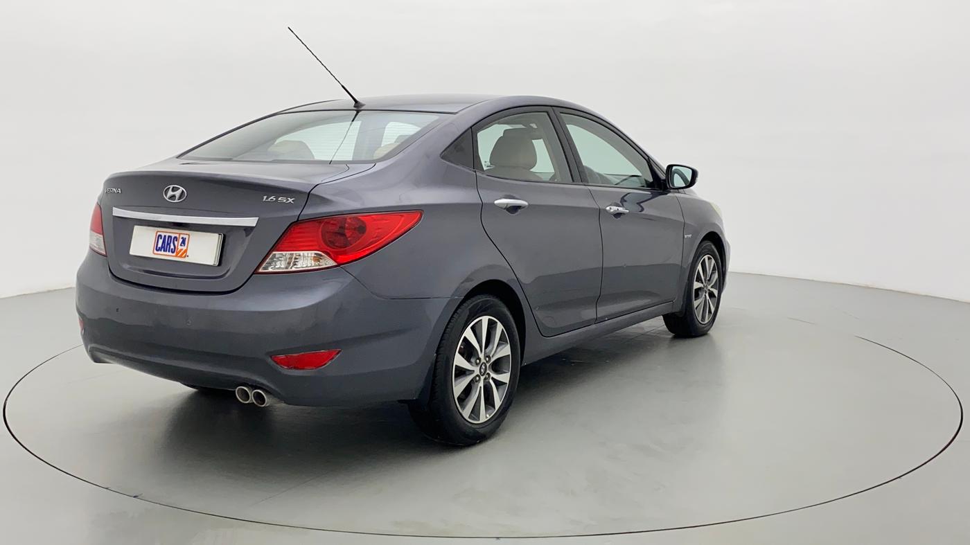 2013 Hyundai Verna FLUIDIC 1.6 SX VTVT OPT, Petrol, Manual, 49,389 km, Right Back Diagonal