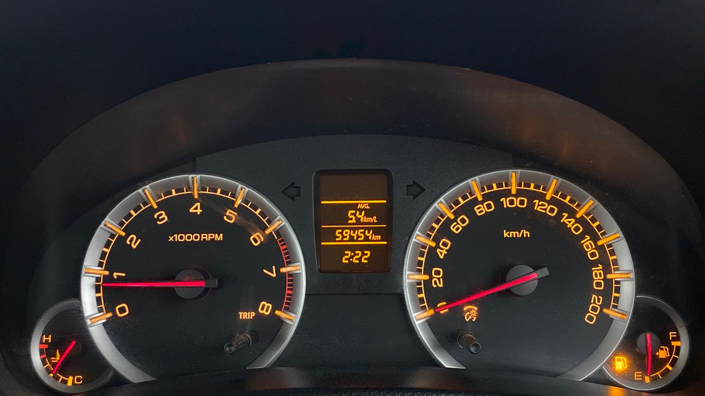 2013 Maruti Swift Dzire VXI, Petrol, Manual, 59,538 km, Odometer Image