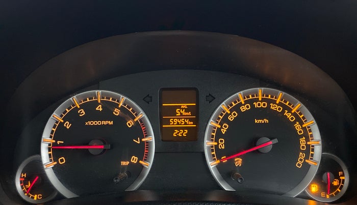 2013 Maruti Swift Dzire VXI, Petrol, Manual, 59,538 km, Odometer Image