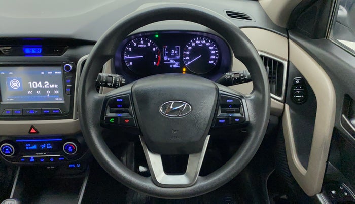 2016 Hyundai Creta SX PLUS 1.6 PETROL, CNG, Manual, 1,01,366 km, Steering Wheel Close Up
