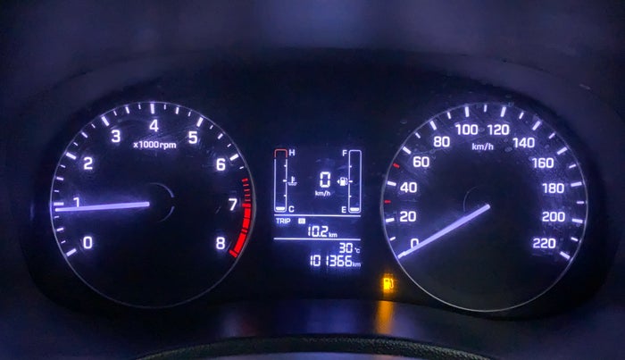 2016 Hyundai Creta SX PLUS 1.6 PETROL, CNG, Manual, 1,01,366 km, Odometer Image