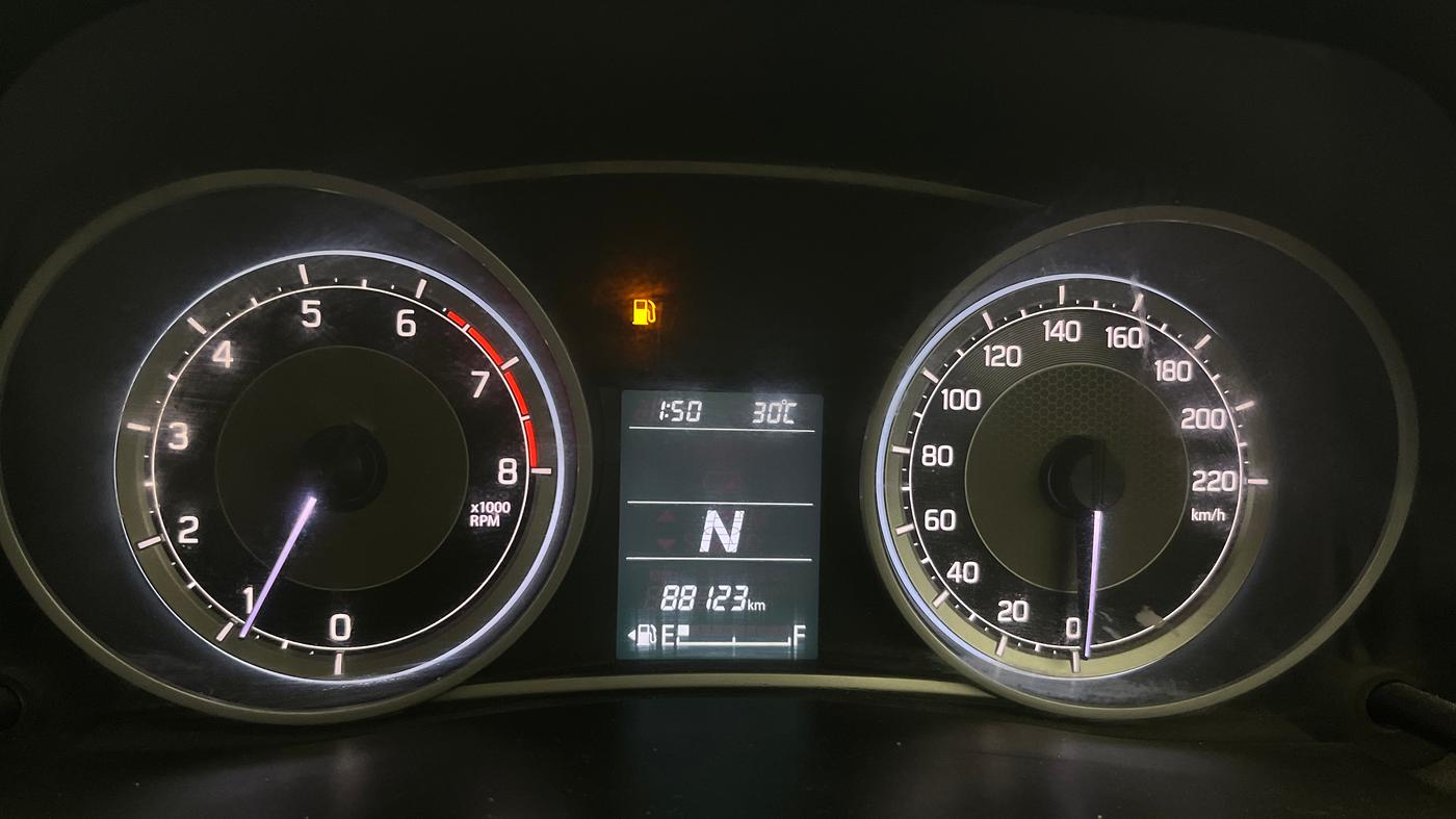 2018 Maruti Dzire ZXI AMT, Petrol, Automatic, 88,059 km, Odometer Image