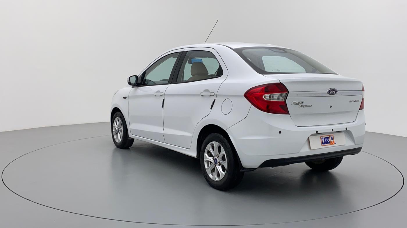 2017 Ford Figo Aspire 1.2 TITANIUM PETROL, Petrol, Manual, 41,530 km, Left Back Diagonal (45- Degree) View