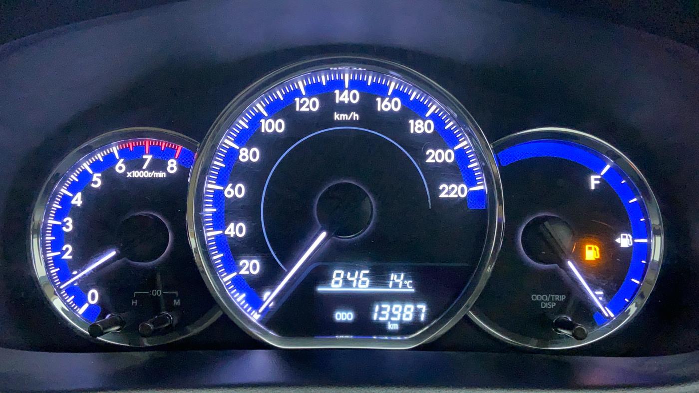 2020 Toyota YARIS J MT, Petrol, Manual, 14,532 km, Odometer Image