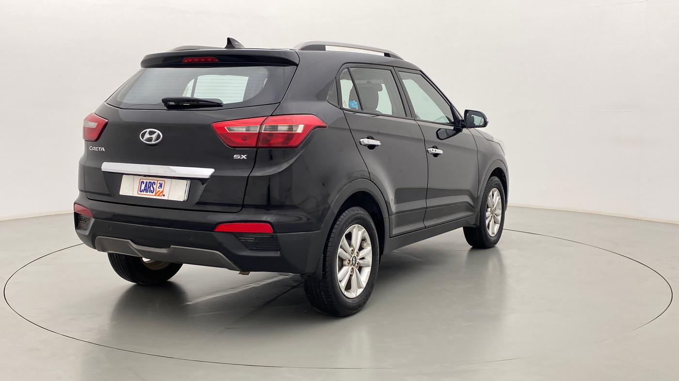 2016 Hyundai Creta 1.6 SX PLUS VTVT, Petrol, Manual, 72,879 km, Right Back Diagonal