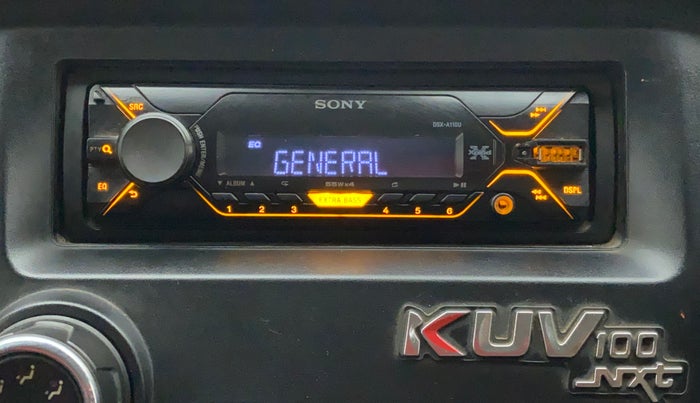 2018 Mahindra KUV 100 NXT K4+ P 6 STR, Petrol, Manual, 25,655 km, Infotainment System