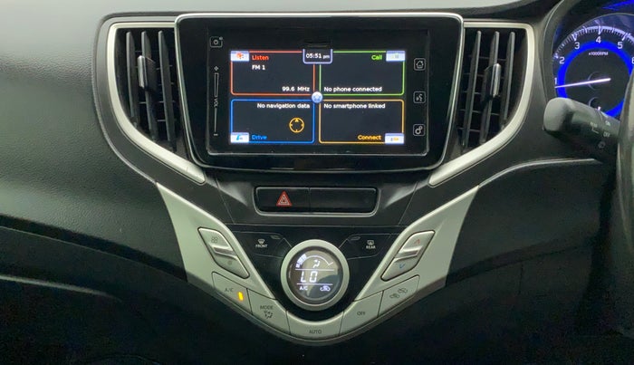 2017 Maruti Baleno ALPHA PETROL 1.2, Petrol, Manual, 65,936 km, Air Conditioner