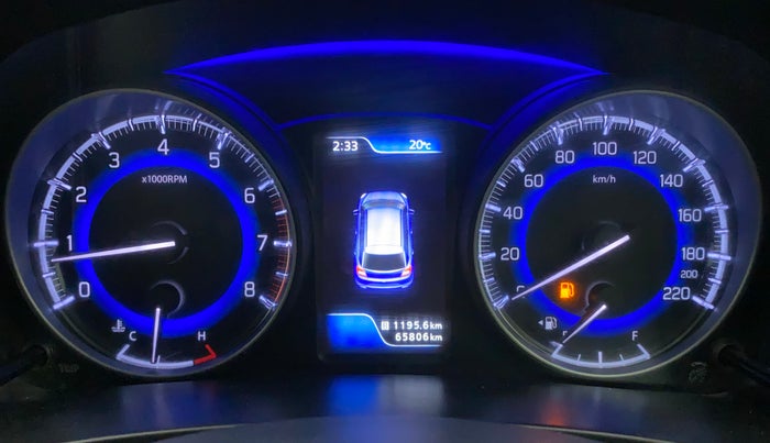 2017 Maruti Baleno ALPHA PETROL 1.2, Petrol, Manual, 65,936 km, Odometer Image