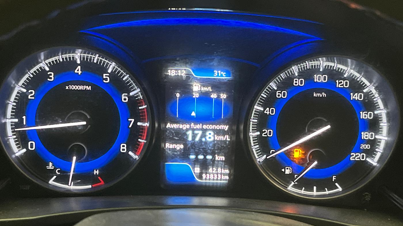 2018 Maruti Baleno ALPHA PETROL 1.2, Petrol, Manual, 93,786 km, Odometer Image