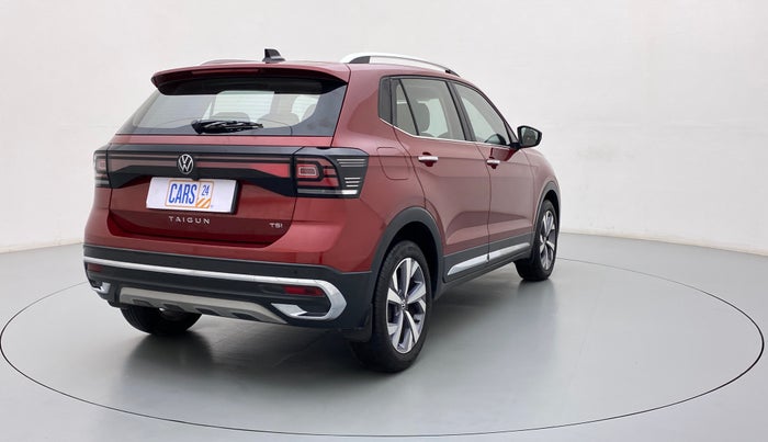 2022 Volkswagen TAIGUN TOPLINE 1.0 TSI AT, Petrol, Automatic, 9,955 km, Right Back Diagonal