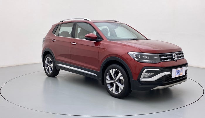 2022 Volkswagen TAIGUN TOPLINE 1.0 TSI AT, Petrol, Automatic, 9,955 km, Right Front Diagonal