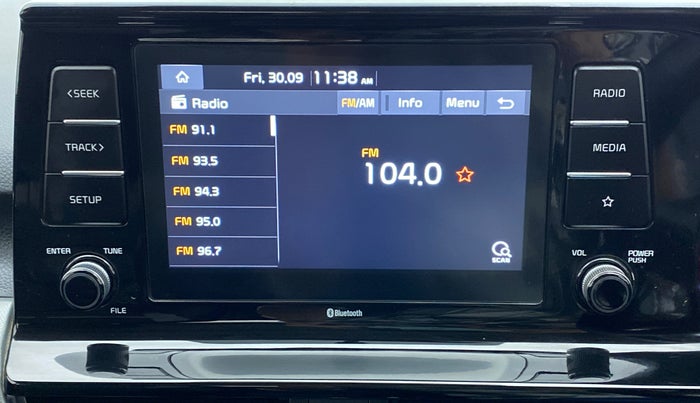 2020 KIA SELTOS HTK 1.5 PETROL, Petrol, Manual, 14,469 km, Infotainment System