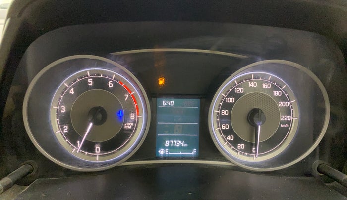 2018 Maruti Dzire VXI, Petrol, Manual, 87,734 km, Odometer Image