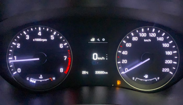2017 Hyundai Elite i20 ASTA 1.2 (O), Petrol, Manual, 33,644 km, Odometer Image