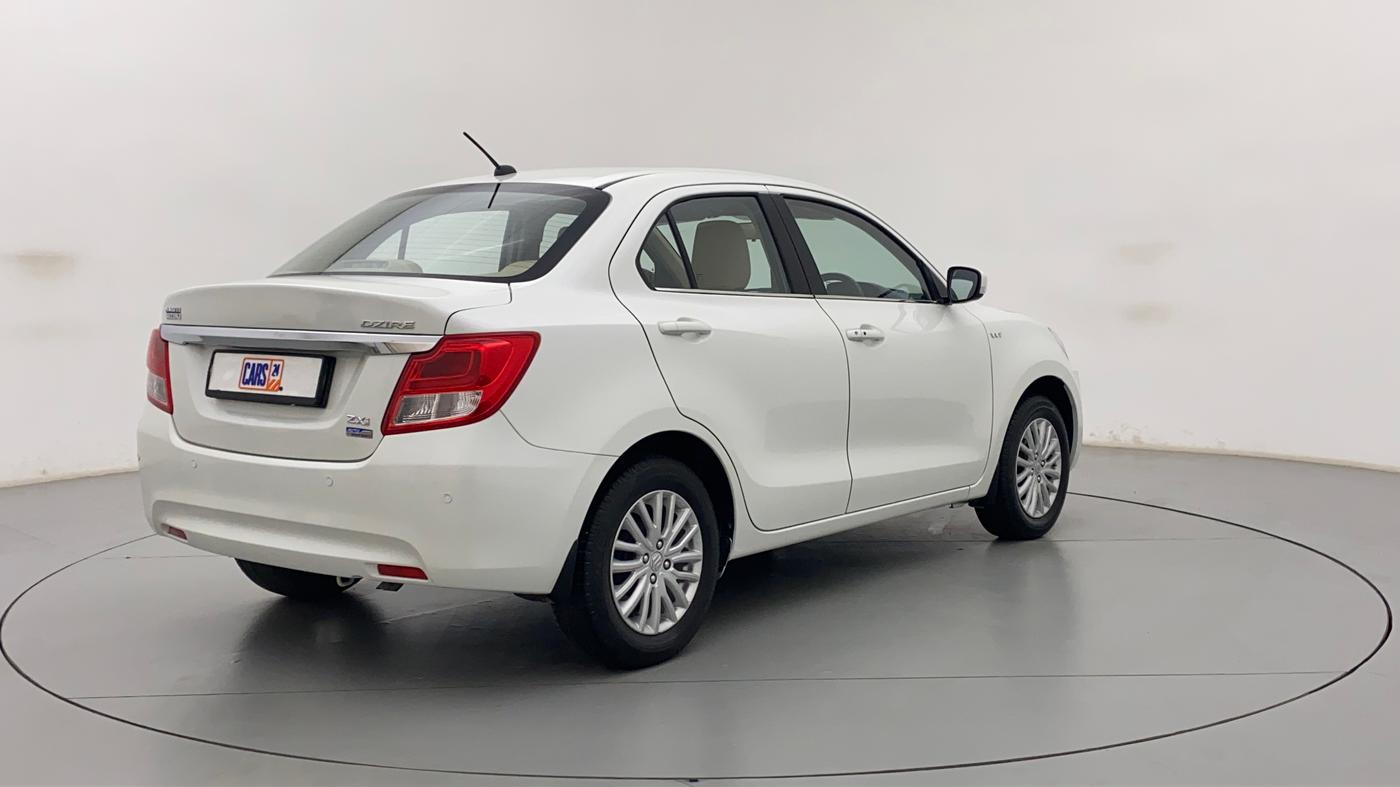 2019 Maruti Dzire ZXI AMT, Petrol, Automatic, 34,352 km, Right Back Diagonal (45- Degree) View