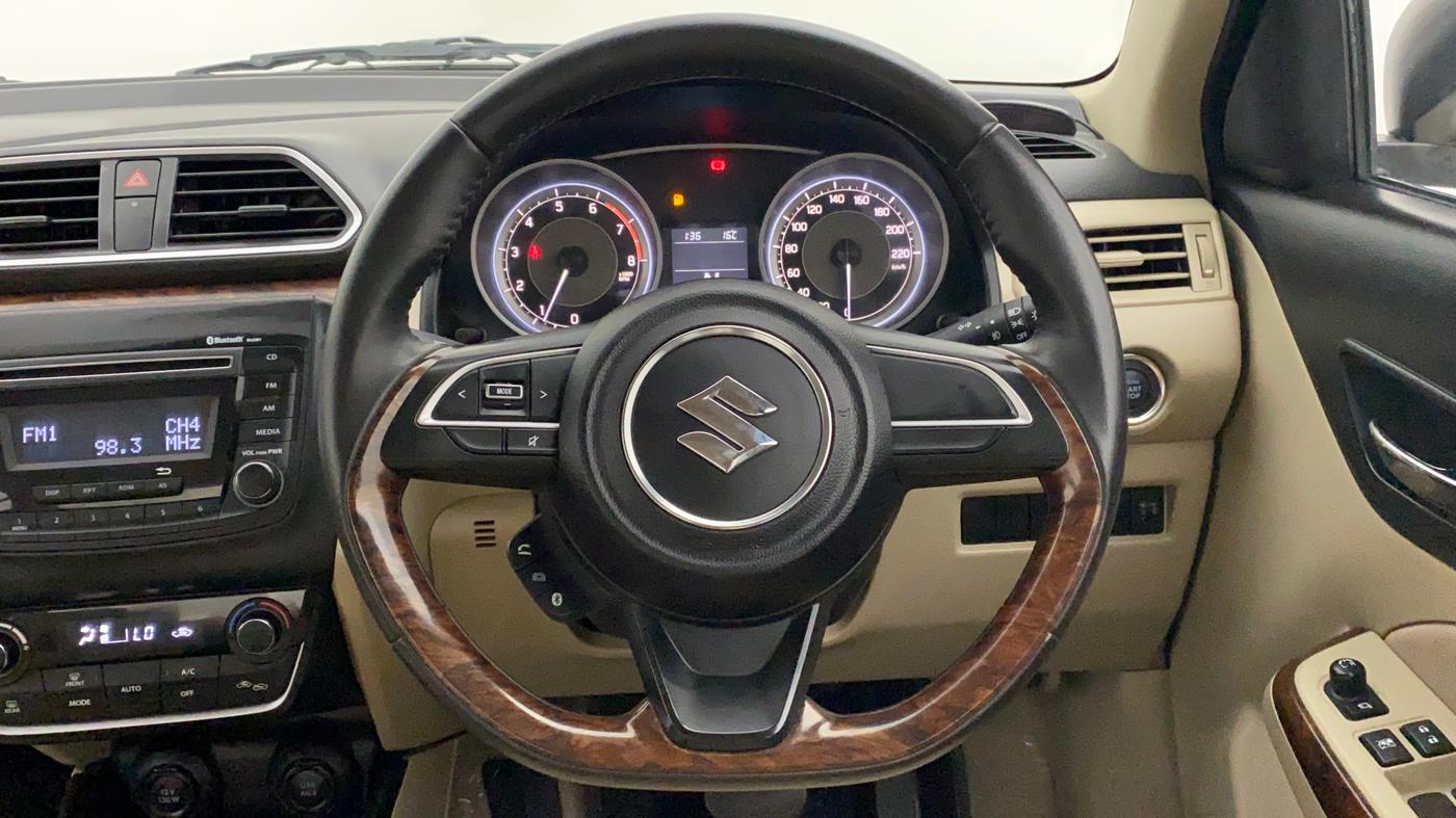 2019 Maruti Dzire ZXI AMT, Petrol, Automatic, 34,352 km, Steering Wheel Close-up