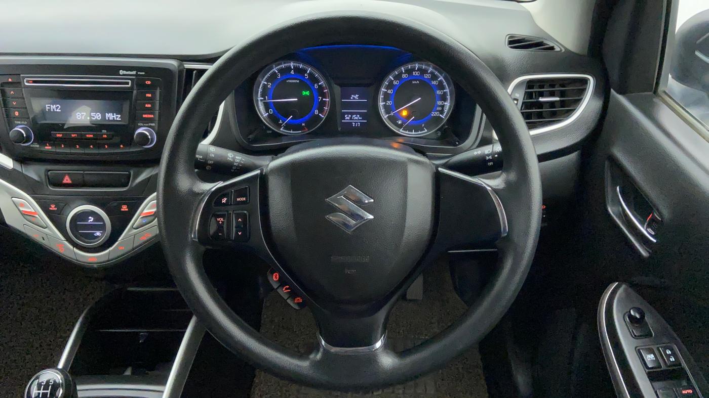 2016 Maruti Baleno DELTA 1.2 K12, CNG, Manual, 52,332 km, Steering Wheel Close Up