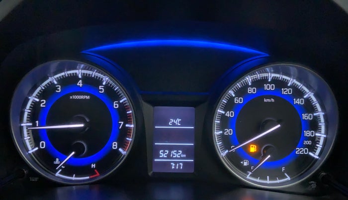 2016 Maruti Baleno DELTA 1.2 K12, CNG, Manual, 52,332 km, Odometer Image