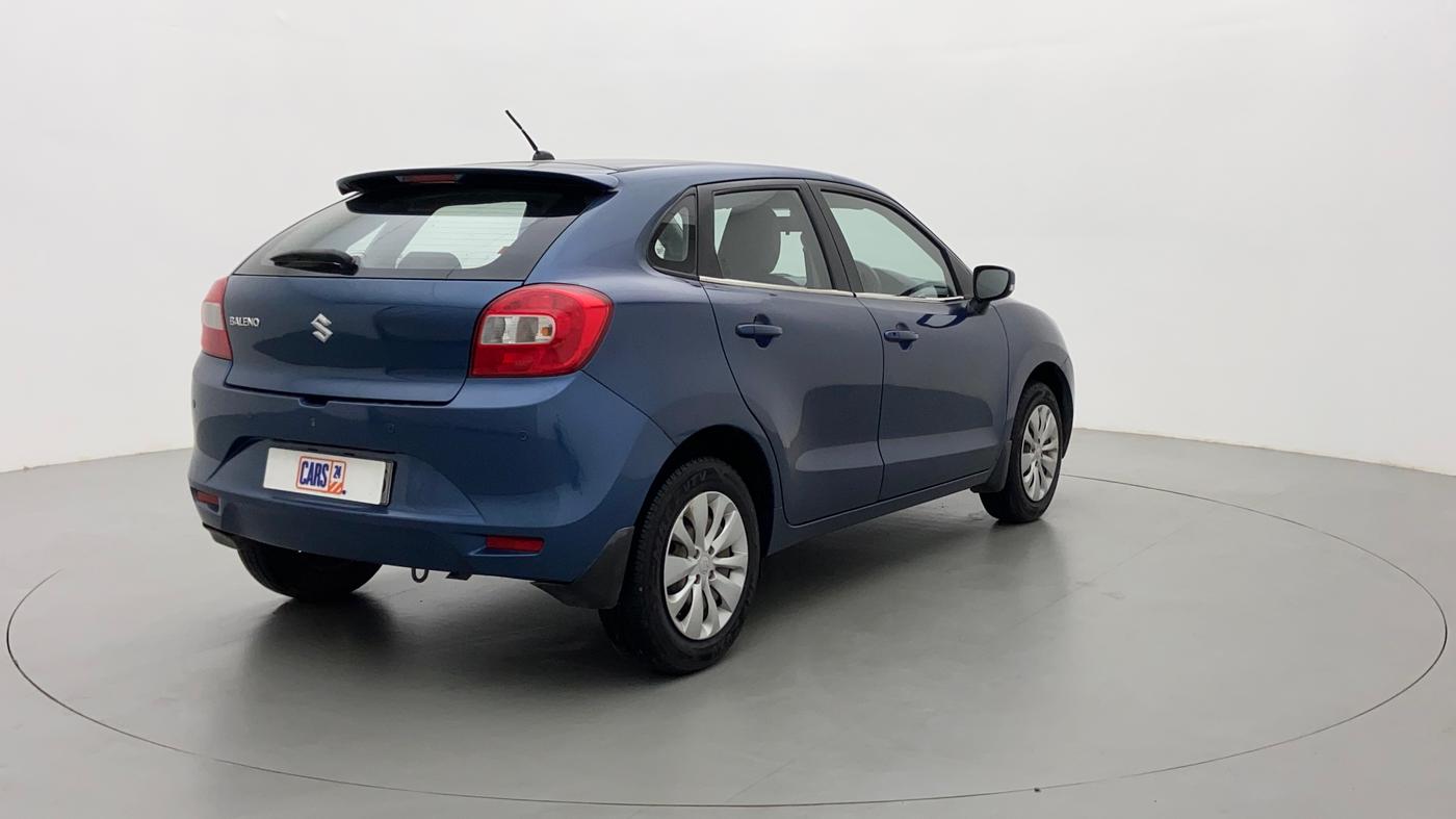 2016 Maruti Baleno DELTA 1.2 K12, CNG, Manual, 52,332 km, Right Back Diagonal