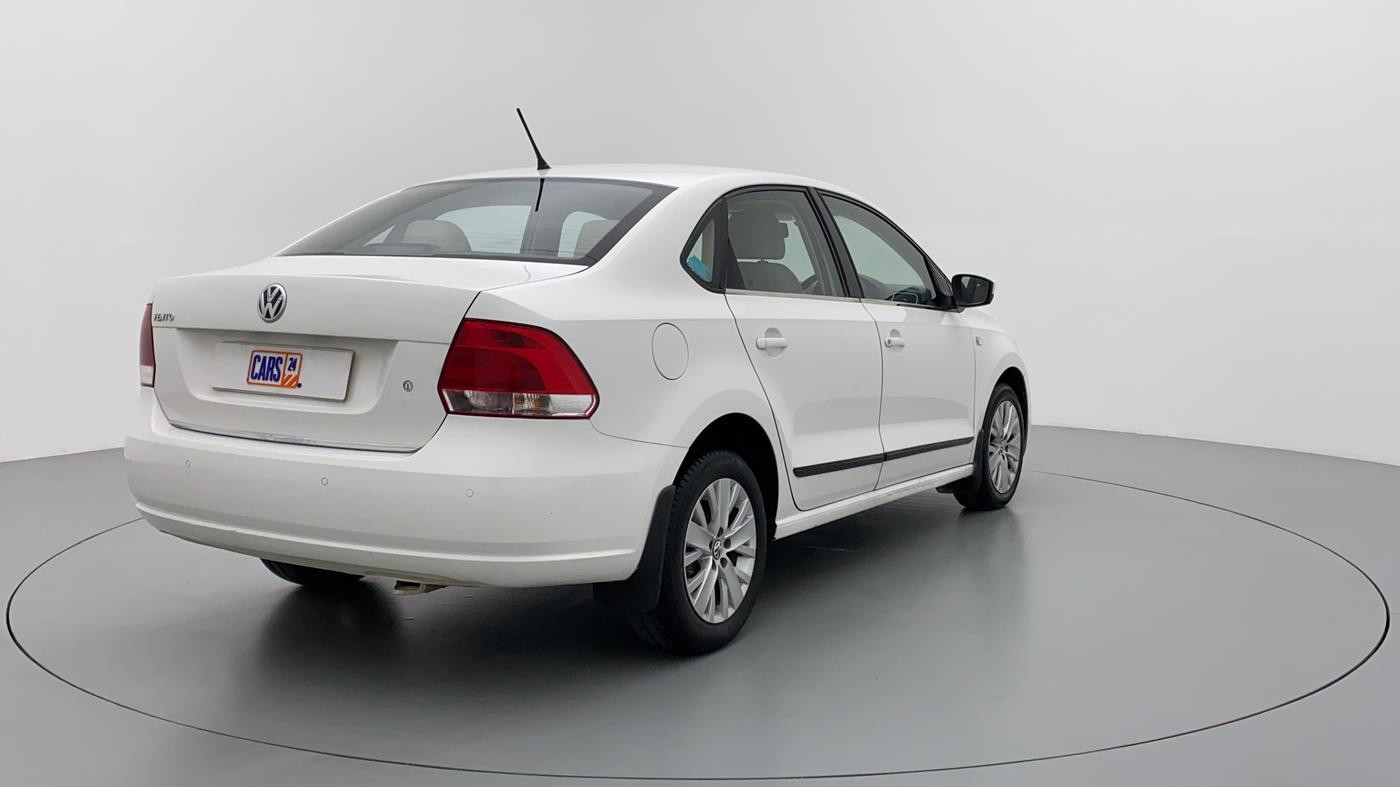 2015 Volkswagen Vento HIGHLINE PETROL, Petrol, Manual, 86,089 km, Right Back Diagonal (45- Degree) View