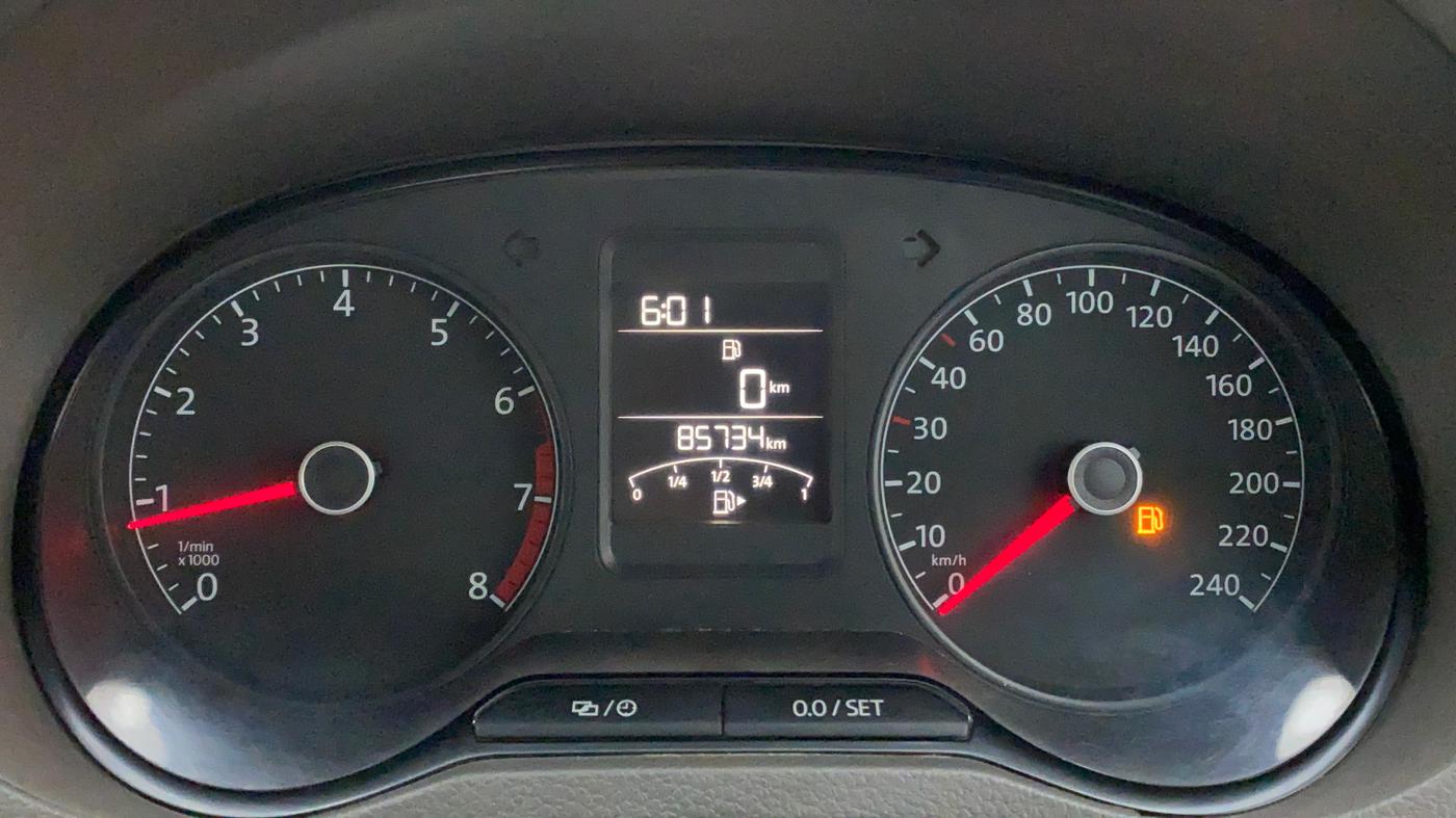 2015 Volkswagen Vento HIGHLINE PETROL, Petrol, Manual, 86,089 km, Odometer View
