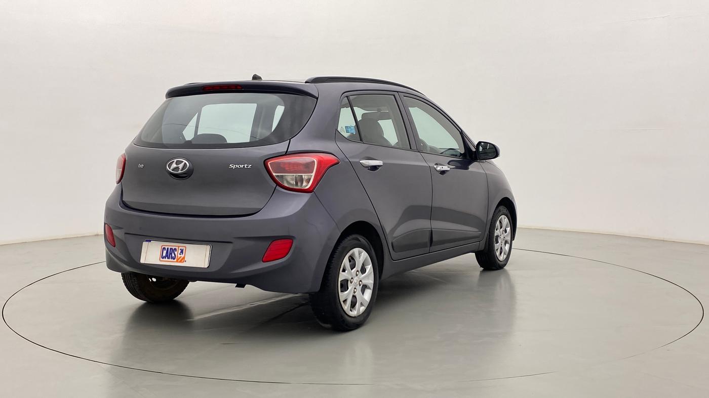 2014 Hyundai Grand i10 SPORTZ 1.2 KAPPA VTVT, Petrol, Manual, 87,672 km, Right Back Diagonal