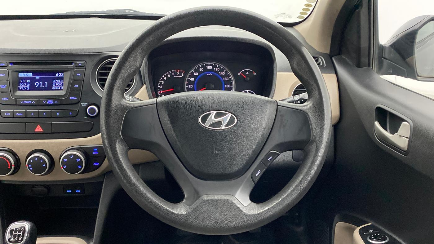2014 Hyundai Grand i10 SPORTZ 1.2 KAPPA VTVT, Petrol, Manual, 87,672 km, Steering Wheel Close Up