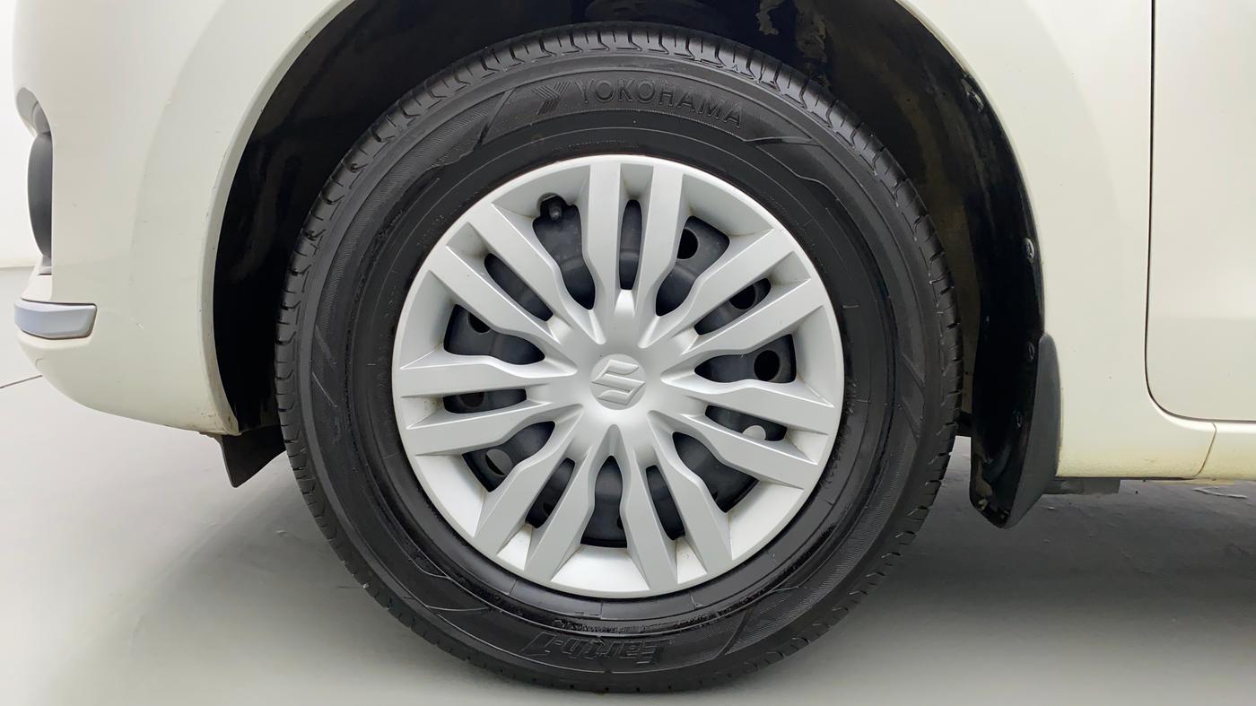 2017 Maruti Dzire VXI, Petrol, Manual, 26,429 km, Left Front Wheel