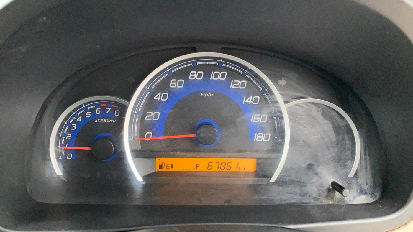 2018 Maruti Wagon R 1.0 VXI, Petrol, Manual, 67,895 km, Odometer Image