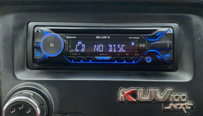 2018 Mahindra KUV 100 NXT K2 D 6S, Diesel, Manual, 74,808 km, Infotainment System