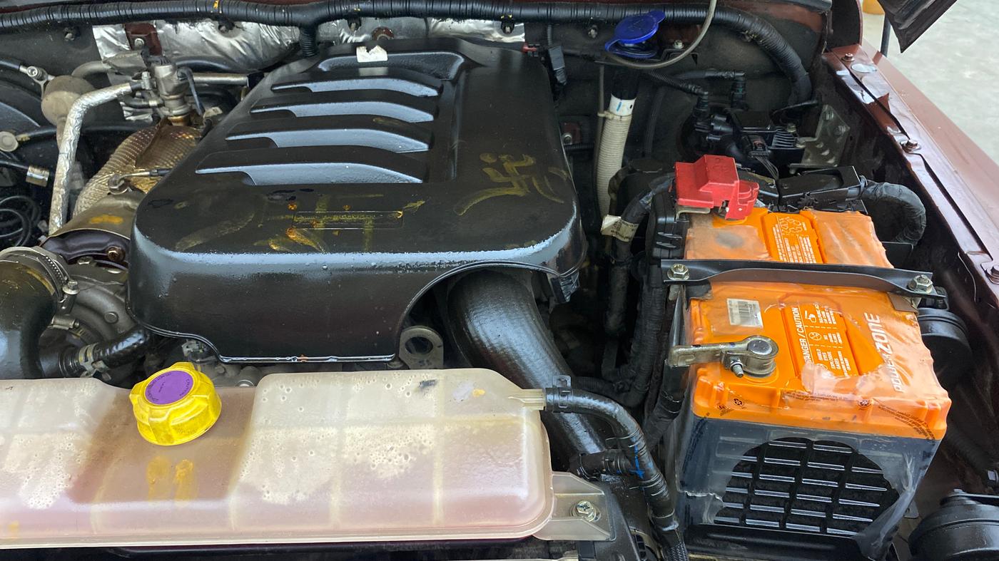2020 Mahindra Thar LX D 4WD MT CONVERTIBLE, Diesel, Manual, 47,876 km, Engine View - Left