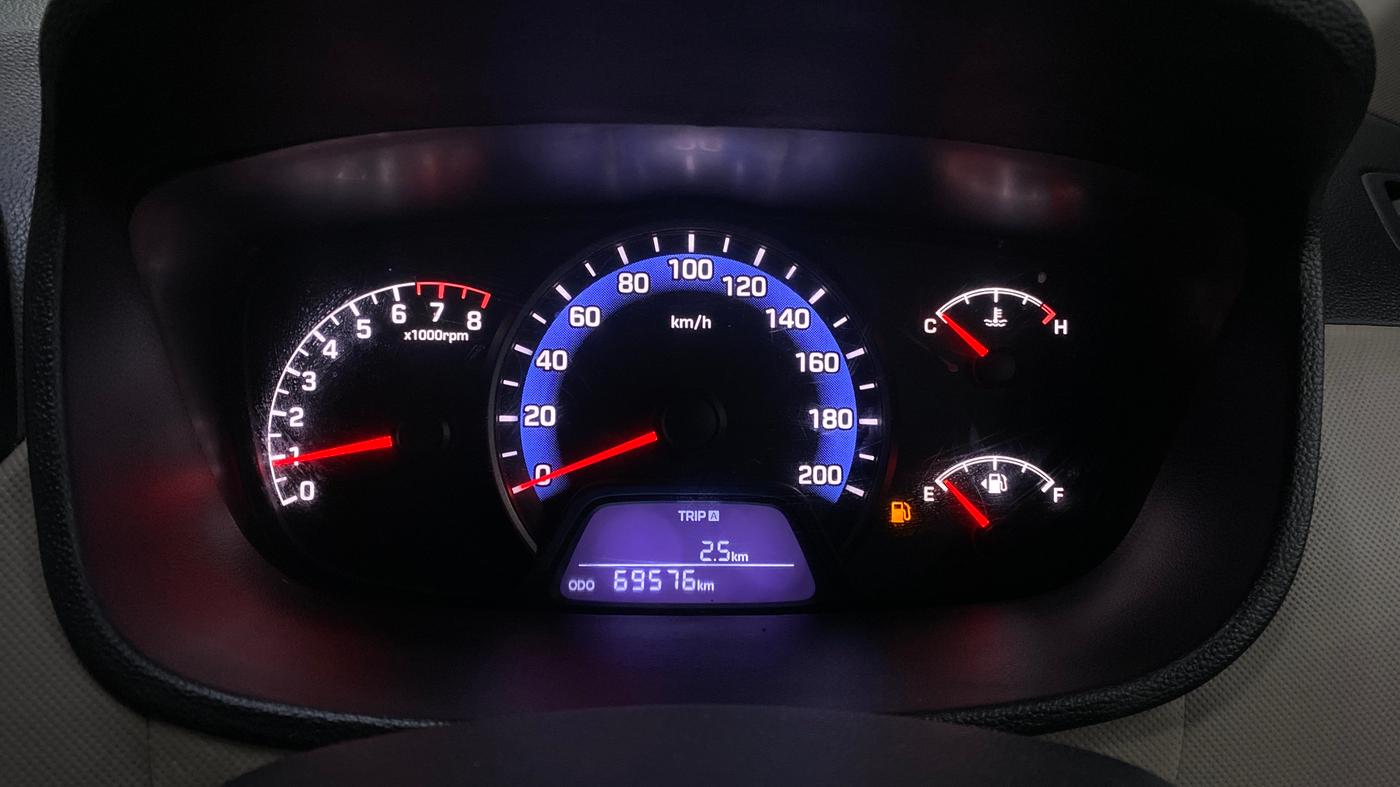 2016 Hyundai Xcent S 1.2, Petrol, Manual, 69,413 km, Odometer Image