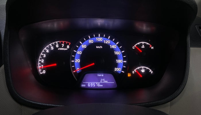 2016 Hyundai Xcent S 1.2, Petrol, Manual, 69,574 km, Odometer Image