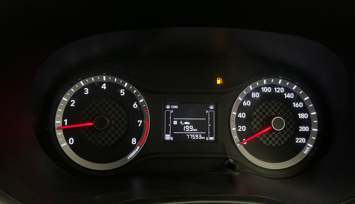 2022 Hyundai AURA S 1.2 CNG, CNG, Manual, 77,572 km, Odometer Image
