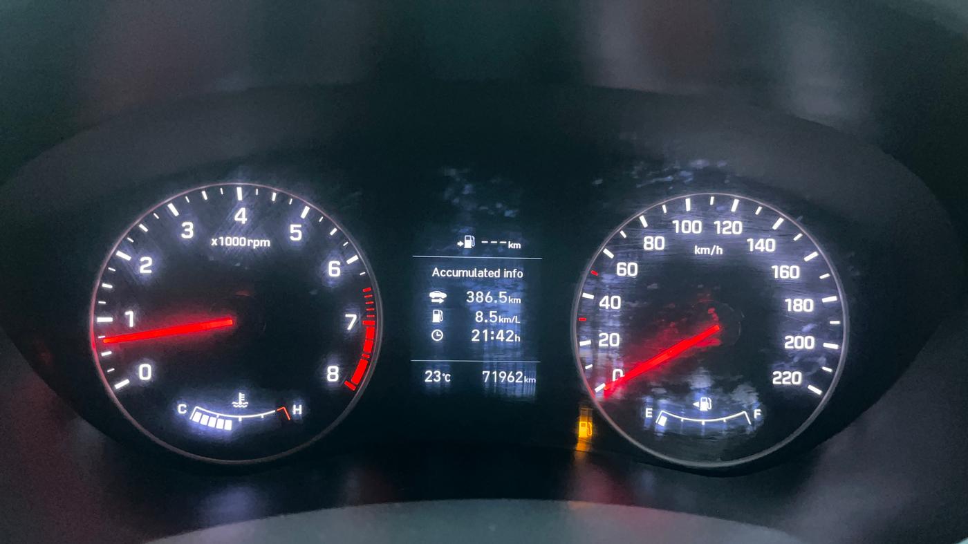 2019 Hyundai Elite i20 ASTA 1.2 (O), Petrol, Manual, 71,991 km, Odometer Image