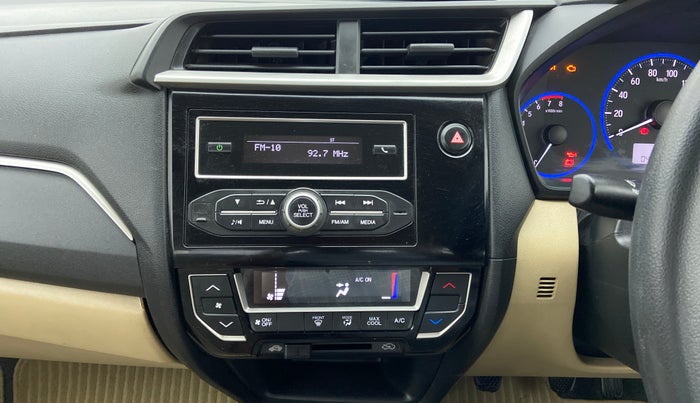 2016 Honda Amaze 1.2 SMT I VTEC, Petrol, Manual, 41,233 km, Air Conditioner