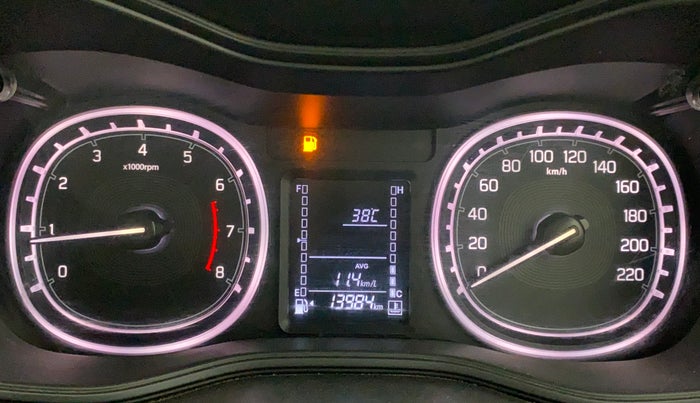 2020 Maruti Vitara Brezza ZXI +, Petrol, Manual, 14,424 km, Odometer Image